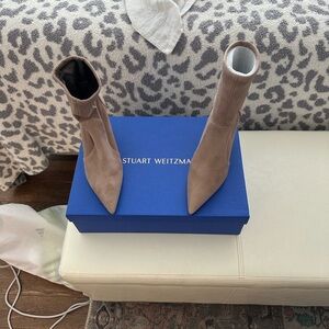 Stuart Weitzman Wedge Ankle Boot- 9B - color is Cashmere.  New never worn